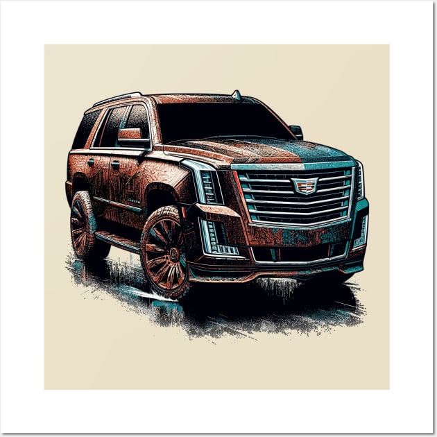 Cadillac Escalade Wall Art by Vehicles-Art